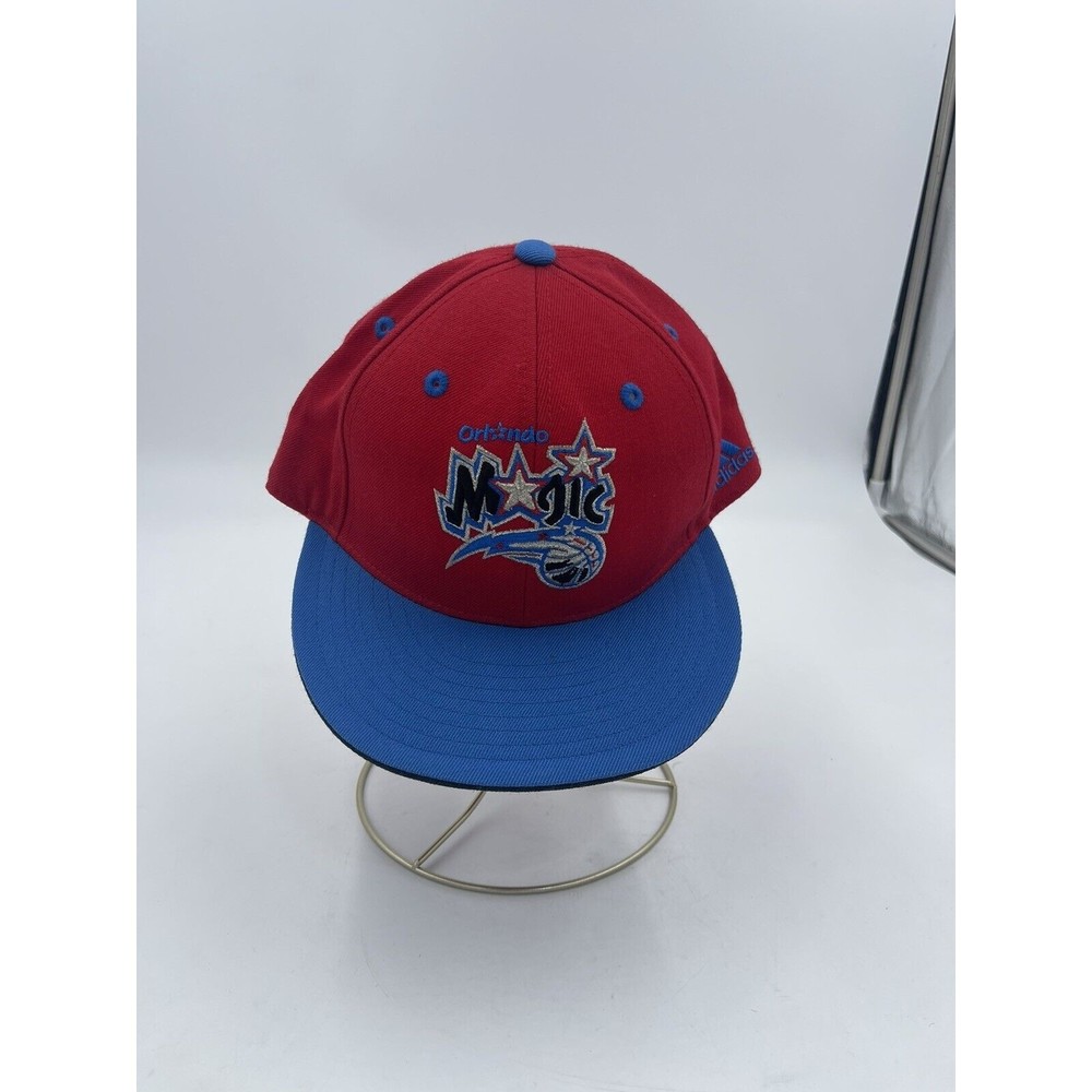 Adidas Orlando Magic Hat Mens 7 1/2 Red 100% Wool Fitted Baseball NBA Basketball
